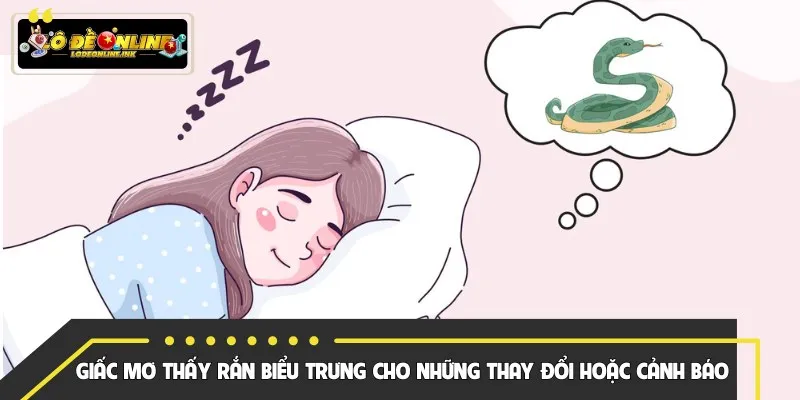 Giấc mơ thấy rắn biểu trưng cho những thay đổi hoặc cảnh báo